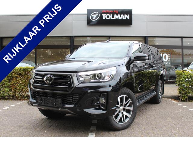 Toyota HI-LUX HiLux 2.4 D-4D Double Cab Executive VAN Automaat | Rijklaar | Hardtop | Stoelverwarming | Trekhaak | Navi | Bluetooth | Leder |