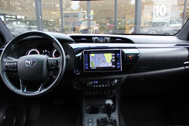 Toyota HI-LUX HiLux 2.4 D-4D Double Cab Executive VAN Automaat | Rijklaar | Hardtop | Stoelverwarming | Trekhaak | Navi | Bluetooth | Leder |