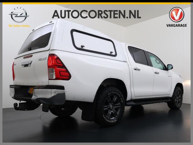 Toyota HI-LUX HiLux 2.4 D-4D 4WD AUT-6 Double Cab Professional Lier Canopy Hardtop (Huif) Trekhaak Navi* via Apple Carplay Android Auto Ecc Camera Adap.Cruise Control Lane Assist Inbouw Kasten Bluetooth AWD EURO6 400Nm *3.500kg Trekvermogen* 1e Eigenaar Dealeronderhoud