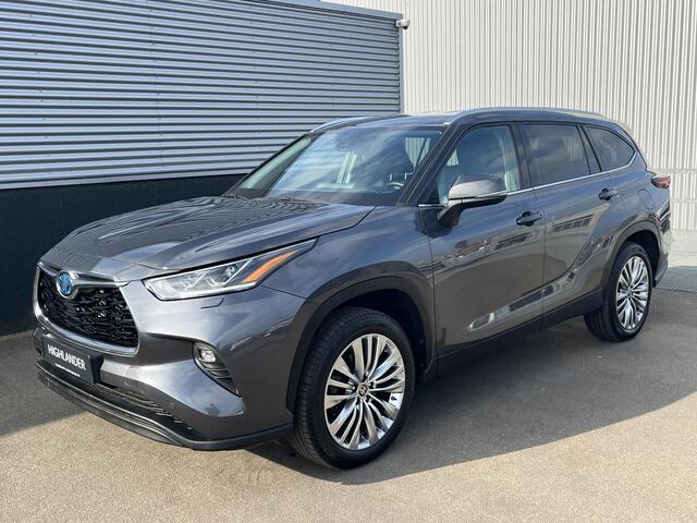 Toyota HIGHLANDER AWD 2.5 Hybrid Executive 7 persoons Trekhaak - trekgewicht 2.000kg geremd, AppleCarplay/AndroidAuto, BlindSpot, Parkeerhulp camera incl parkeersensoren, BTW-auto