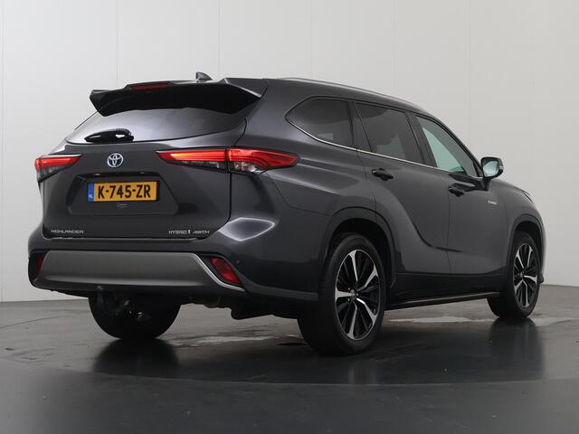 Toyota HIGHLANDER 2.5 AWD Hybrid Premium | 7-Zitplaatsen | 2000kg trekkracht | LED | Panoramadak | Trekhaak | Navigatie | Ele. verstelbare stoelen + geheugen | Stoelverwarming voor + achter | Stoelkoeling | 360 Camera | Adaptieve Cruise Control |