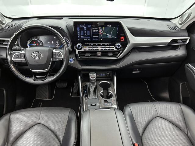 Toyota HIGHLANDER 2.5 AWD Hybrid Premium | 7 Personenauto | Full option | Panoramadak | JBL | Head-Up | Stoelventilatie | Stoel+Stuurverwarming | 360+Camera binnenspiegel | Dodehoek detectie | Elektrische achterklep | Navigatie | C