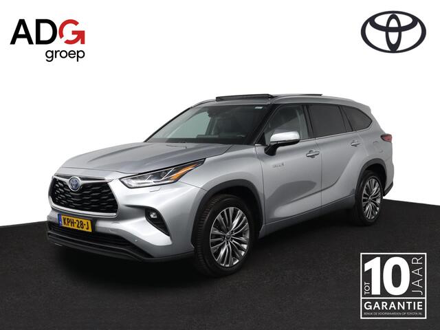 Toyota HIGHLANDER 2.5 AWD Hybrid Premium | Apple Carplay/Android Auto | Stoelverwarming/Koeling | 360Camera | Elektrische Voorstoelen | Panoramadak |