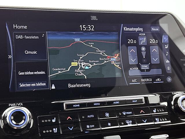 Toyota HIGHLANDER 2.5 AWD Hybrid Premium | Dealer Onderhouden | Panorama schuif/kantel dak | JBL | Head-Up Display | 360 camera+ binnenspiegel | Stoelventilatie | Stoel+stuurverwarming+ Achterbank | Elektrische Achterklep | Navigati