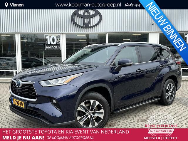 Toyota HIGHLANDER 2.5 AWD Hybrid Style NL Auto, 1e eigenaar, Trekhaak, Veel luxe en rijcomfort