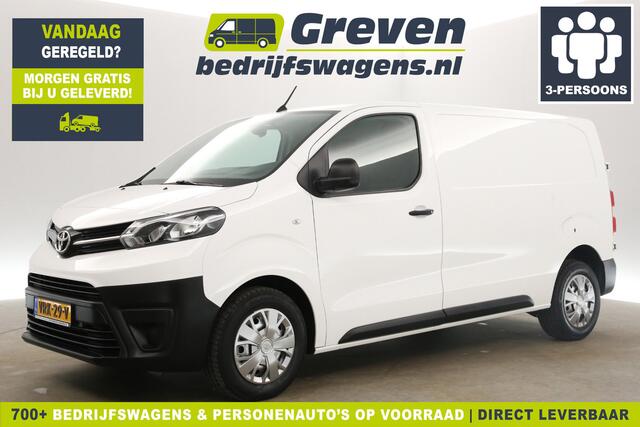 Toyota PROACE Worker 2.0 L2H1 145PK Airco Cruise Carplay 3 Persoons PDC Elektrpakket Schuifdeur