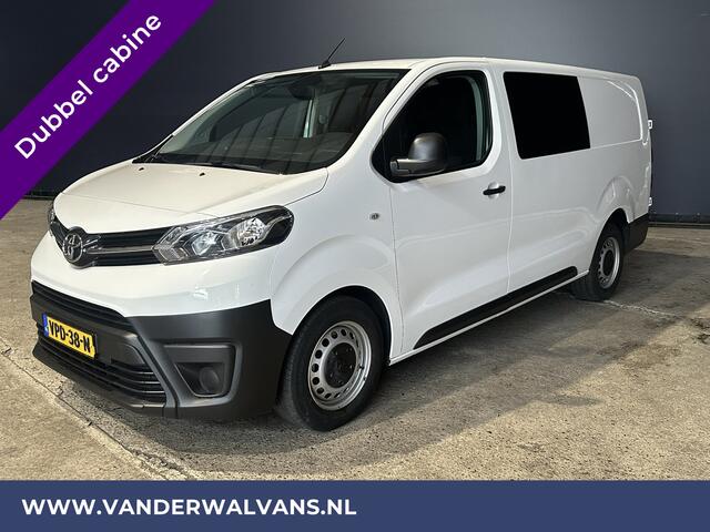 Toyota PROACE Worker 2.0 D-4D 145pk L3H1 Dubbele Cabine Euro6 Airco | 6-Zits | Navigatie | Apple Carplay | Cruisecontrol Android Auto, 2500kg Trekhaak, Parkeersensoren