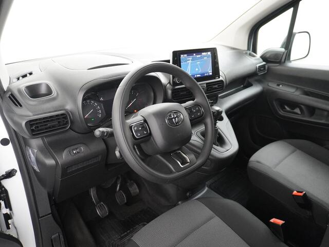 Toyota PROACE CITY D102pk D-4D Navi Apple/Android ECC Pdc Bluetooth CruiseControl Elek.Ramen Airco SchuifdeurRechts Usb Mistlampen Regensensor Aut.Verlichting Elek.inkl.spiegels Live 1500kg trekvermogen Orig.NLs auto EURO6