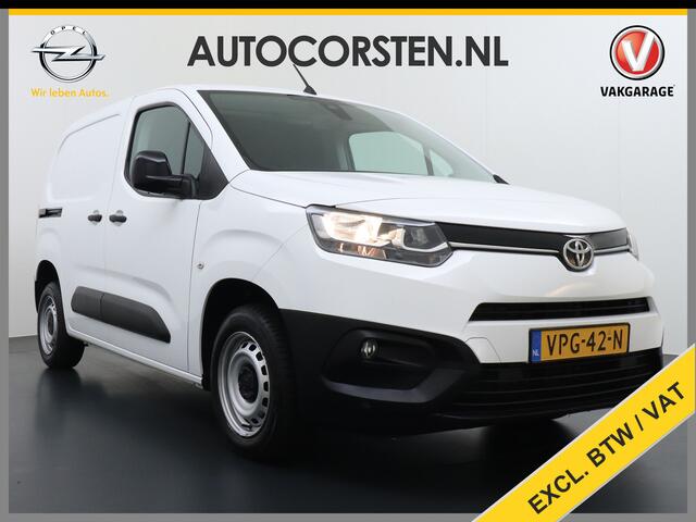 Toyota PROACE CITY D102pk D-4D Navi Apple/Android ECC Pdc Bluetooth CruiseControl Elek.Ramen Airco SchuifdeurRechts Usb Mistlampen Regensensor Aut.Verlichting Elek.inkl.spiegels Live 1500kg trekvermogen Orig.NLs auto EURO6