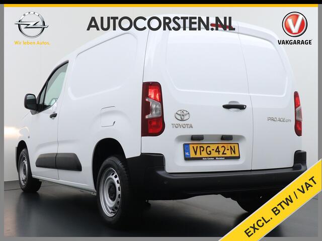 Toyota PROACE CITY D102pk D-4D Navi Apple/Android ECC Pdc Bluetooth CruiseControl Elek.Ramen Airco SchuifdeurRechts Usb Mistlampen Regensensor Aut.Verlichting Elek.inkl.spiegels Live 1500kg trekvermogen Orig.NLs auto EURO6