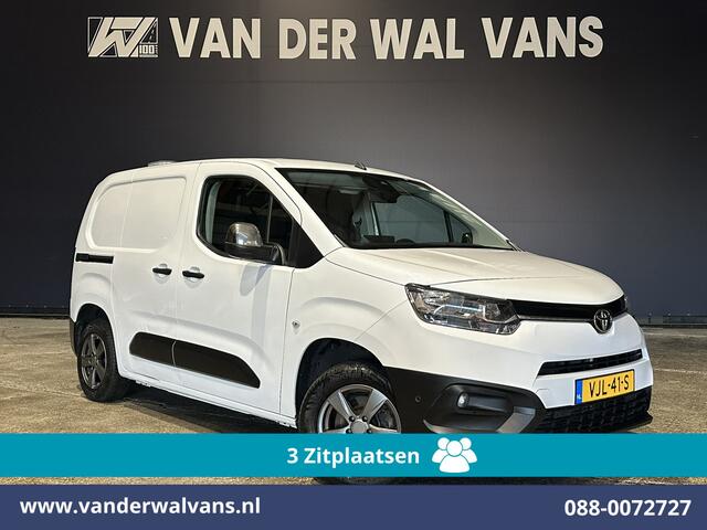 Toyota PROACE CITY 1.5 D-4D 102pk L1H1 Euro6 Airco | 3-Zits | Navigatie | Apple Carplay | LM velgen | Cruisecontrol Trekhaak, Parkeersensoren, Android Auto, Bijrijdersbank