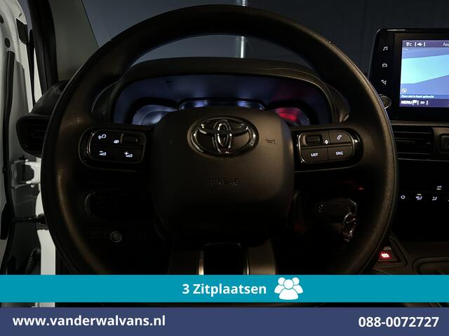Toyota PROACE CITY 1.5 D-4D 102pk L1H1 Euro6 Airco | 3-Zits | Navigatie | Apple Carplay | LM velgen | Cruisecontrol Trekhaak, Parkeersensoren, Android Auto, Bijrijdersbank