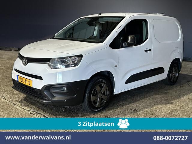 Toyota PROACE CITY 1.5 D-4D 102pk L1H1 Euro6 Airco | 3-Zits | Navigatie | Apple Carplay | LM velgen | Cruisecontrol Trekhaak, Parkeersensoren, Android Auto, Bijrijdersbank