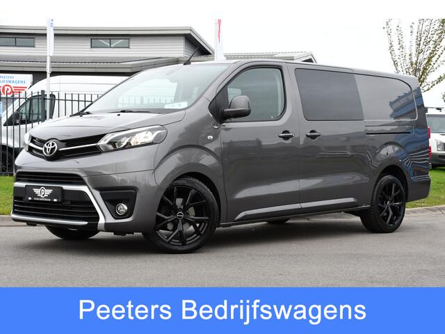 Toyota PROACE Worker 2.0 L3 DC PB Edition Camera, Cruise, Carplay, Clima, 177pk, Automaat, 2 x Schuifdeur, Keyless, NAVI, Uniek!