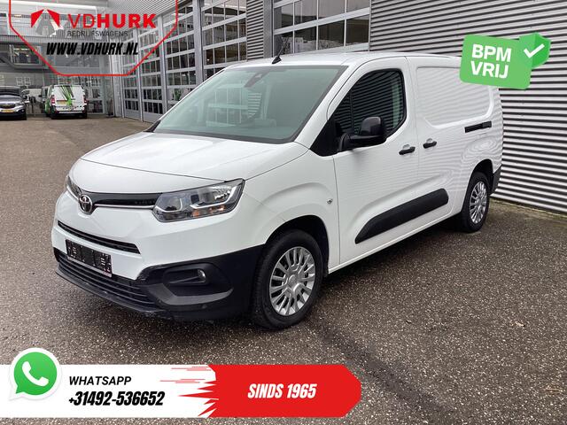Toyota PROACE CITY 1.5 130 pk Aut. L2 2x Schuifdeur/ 3 Pers./ Carplay/ Standkachel/ Airco/ Camera/ Cruise/ PDC