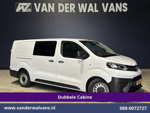 Toyota PROACE Worker 2.0 D-4D 145pk L3H1 Dubbele Cabine Euro6 Airco | 6-Zits | Navigatie | Apple Carplay | Cruisecontrol Android Auto, 2500kg trekhaak, Parkeersensoren