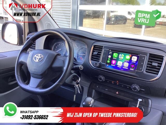 Toyota PROACE Worker 2.0 145 pk L3 2xSchuifdeur/ Adapt.Cruise/ Head Up/ Standkachel/ Stoelverw./ Carplay/ Trekhaak/ PDC