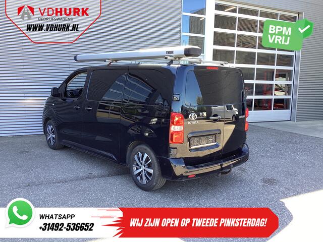Toyota PROACE Worker 1.5 2x Schuifdeur/ Adapt.Cruise/ Head-up/ Standkachel/ Inrichting/ Stoelverw./ Carplay/ Camera/ Keyless/ Climate/ Trekhaak