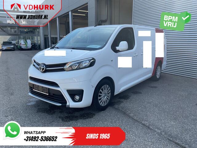 Toyota PROACE Worker 2.0 125 pk L3 2x Schuifdeur/ Inrichting/ Airco/ Cruise/ PDC