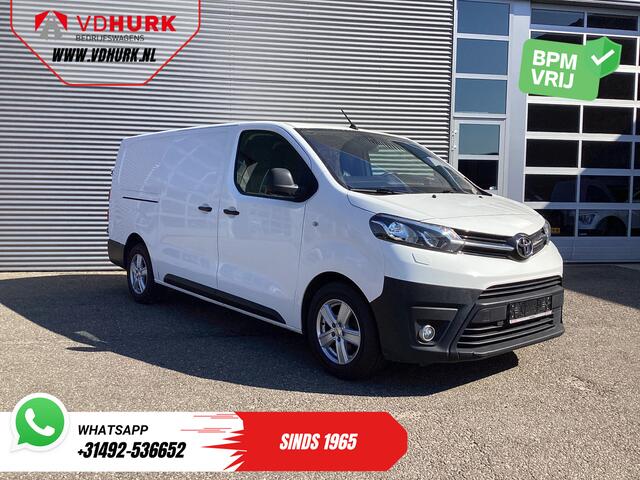 Toyota PROACE Worker 2.0 125 pk L3 Adapt.Cruise/ 2x Schuifdeur/ Head-Up/ Standkachel/ Stoelverw./ PDC/ LMV/ Trekhaak/ Airco