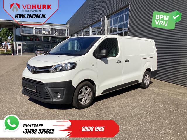 Toyota PROACE Worker 2.0 125 pk L3 Adapt.Cruise/ 2x Schuifdeur/ Head-Up/ Standkachel/ Stoelverw./ PDC/ LMV/ Trekhaak/ Airco