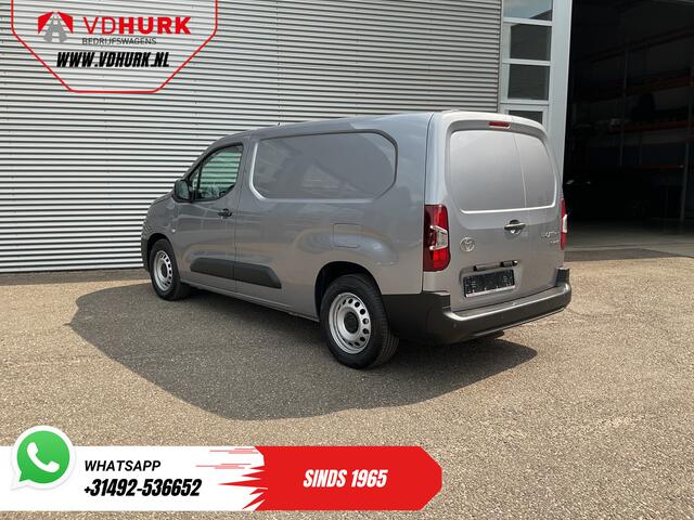 Toyota PROACE CITY Electric 50 kWh 340km WLTP L2 LED/ 3Pers./ Snellader/ Standkachel/ Stoelverw./ Stuurverw./ Carplay/ Camera/ PDC/ Cruise/ Airco