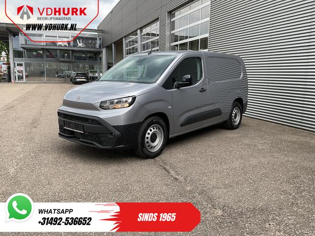 Toyota PROACE CITY Electric 50 kWh 340km WLTP L2 LED/ 3Pers./ Snellader/ Standkachel/ Stoelverw./ Stuurverw./ Carplay/ Camera/ PDC/ Cruise/ Airco