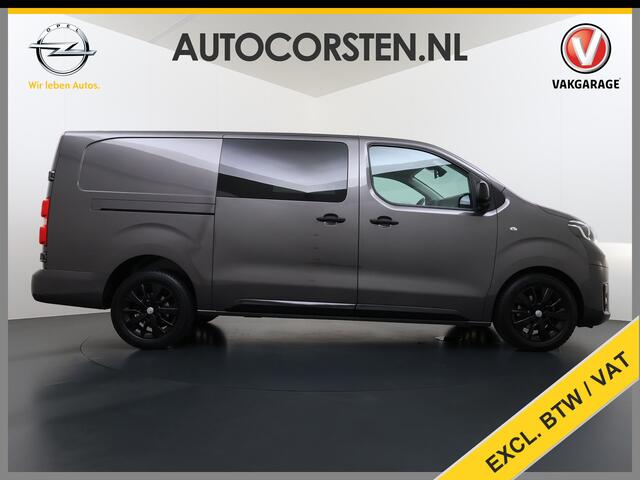 Toyota PROACE Worker 2.0D-4D L3H1 Dubbele Cabine 5-Persoons Ecc 3D-Navi Apple Carplay Android Auto Bluetooth Black Line Long DC Cruise Control Lmv Regen-Lichtsensor led Privacy Glas Schuifdeur 1e Eigenaar Dealeronderhouden Origineel Nederlandse Auto