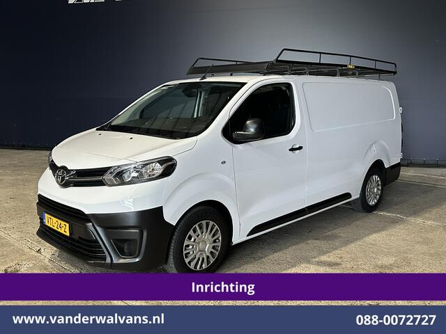 Toyota PROACE Worker 2.0 D-4D 145pk L3H1 Inrichting Euro6 Airco | Camera | Imperiaal | Apple Carplay | Cruisecontrol Android Auto, 2500kg Trekhaak, Bijrijdersbank