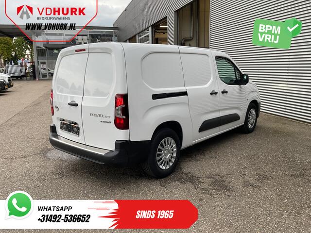 Toyota PROACE CITY Electric L2 50 kWh 340km WLTP Snellader/ LED/ 3Pers./ Carplay/ Airco/ Camera/ Cruise/ PDC