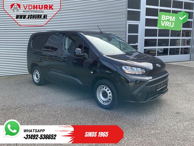 Toyota PROACE e-ProAce City 50 kWh 320 km WLTP L2 3Pers./ LED/ Standkachel/ Snellader/ 2x Schuifdeur/ Airco/ Cruise/ PDC/ DAB