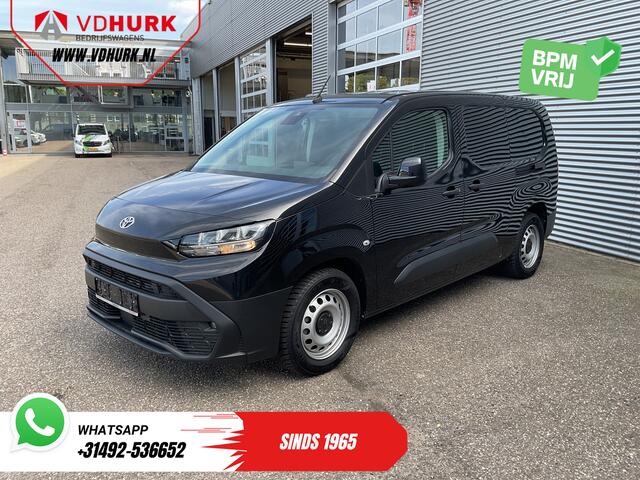Toyota PROACE e-ProAce City 50 kWh 320 km WLTP L2 3Pers./ LED/ Standkachel/ Snellader/ 2x Schuifdeur/ Airco/ Cruise/ PDC/ DAB