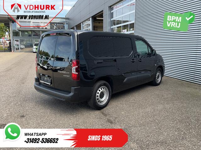 Toyota PROACE e-ProAce City 50 kWh 320 km WLTP L2 3Pers./ LED/ Standkachel/ Snellader/ 2x Schuifdeur/ Airco/ Cruise/ PDC/ DAB