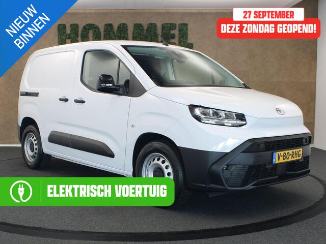 Toyota PROACE CITY Electric Navigator 50 kWh - DIRECT UITVOORRAAD LEVERBAAR - 3 FASE LADEN - SNELWEG LAADMOGELIJKHEID - NAVIGATIE - APPLE CARPLAY/ANDROID AUTO - PARKEERSENSOREN ACHTER - SCHUIF DEUR RECHTS - LAADVLOER - 3 ZITS UITVOERING - 2 LAADKABELS - LICHT EN REGENSENSOR - 16 INCH WIELEN MET BRIDGESTONE BANDEN
