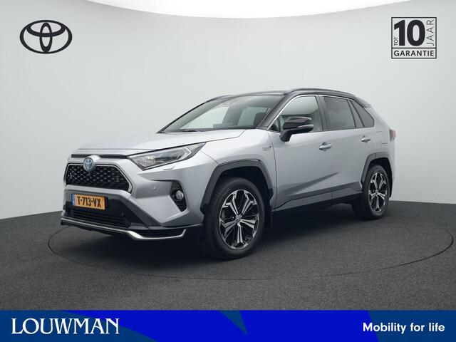 Toyota RAV4 2.5 Plug-in Hybrid AWD Bi-Tone Plus | Glazen Schuifdak | Zwart Leder Interieur |