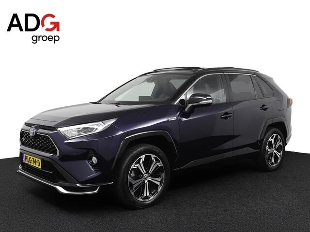 Toyota RAV4 2.5 Plug-in Hybrid AWD Bi-Tone Plus | Panorama dak | Trekhaak | Stoel/Stuurverwarming | Stoelventilatie | 360Camera | Leer | JBL Audio |