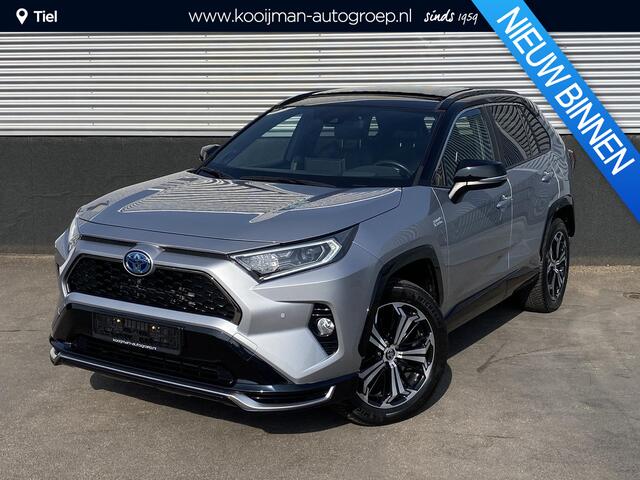 Toyota RAV4 2.5 Plug-in Hybrid AWD Bi-Tone Plus Schuif-/kanteldak, 360" Camera, Stoelkoeling+ verwarming, Dodehoekdetectie, JBL, Navigatie, HUD