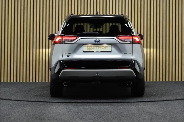 Toyota RAV4 2.5 Hybrid Bi-Tone | Facelift | Trekhaak | Parkeerhulp | Adaptive-cruise | Elek. Achterklep | Maps Navigatie | Lederen Bekleding | Camera | Apple Carplay & Android Auto | Keyless
