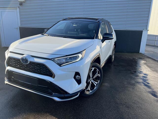 Toyota RAV4 2.5 Plug-in Hybrid AWD Bi-Tone Plus Schuif/kanteldak, Full-option! 360" Camera, Seat memory, JBL, Stoelkoeling, Stoel- & Stuurwielverwarming, LMV, LED, HUD, Dodehoekdetectie