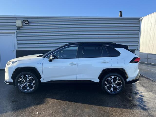 Toyota RAV4 2.5 Plug-in Hybrid AWD Bi-Tone Plus Schuif/kanteldak, Full-option! 360" Camera, Seat memory, JBL, Stoelkoeling, Stoel- & Stuurwielverwarming, LMV, LED, HUD, Dodehoekdetectie