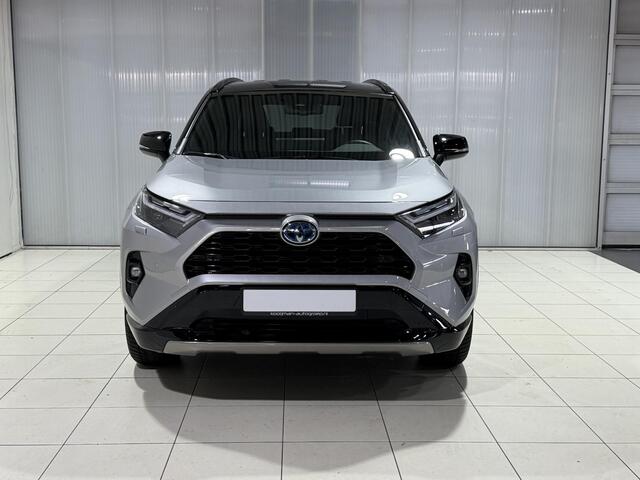 Toyota RAV4 2.5 Hybrid AWD Bi-Tone Automaat Navigatie, Stuurwiel- & Stoelverwarming, LED, PDC, LMV, Elek. bestuurdersstoel, Leder/alcantara