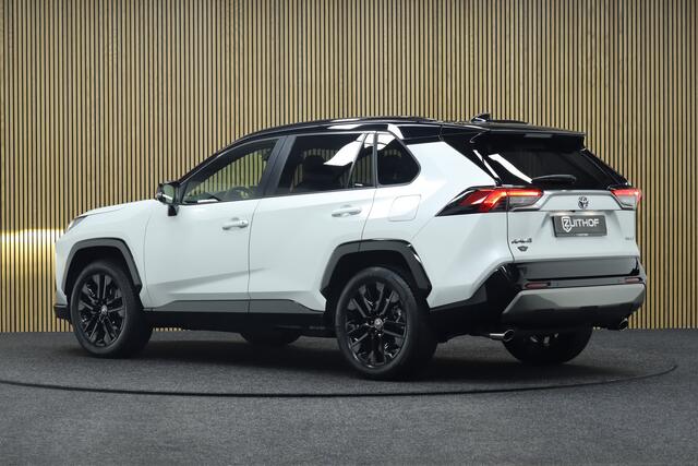 Toyota RAV4 2.5 Hybrid Style Bi-Tone | Innovation-Pakket | JBL Audio | Adaptive-cruise | 360° Camera | Clima | Leder | Stoel & Stuurverwarming | Parkeersensoren V+A | Apple Carplay & Android Auto | Navigatie | Keyless | Dodehoekdetectie