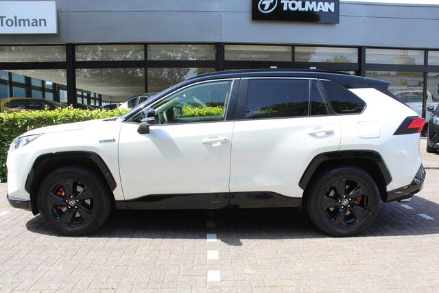 Toyota RAV4 2.5 Hybrid AWD Style Bi-Tone | Rijklaar | Parelmoer | Trekhaak | Apple/Android | Stoel-/stuurverw. | LED | El. achterklep | Dealer onderhouden