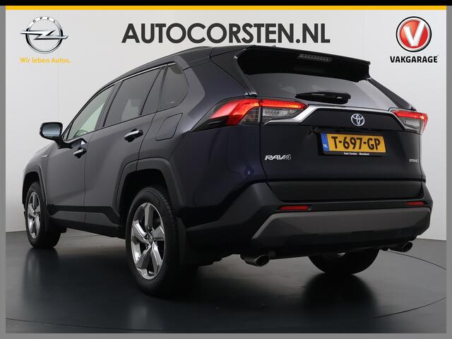 Toyota RAV4 2.5I Hybrid Leder+Verwarming+Memory Adap.Cruise Navi Camera Ecc Apple Carplay Android Auto Miracast(TM) Elek.Achterklep Active Stuur+Voorruit+Achterbankverwarming Keyless Lane Assist Privacy Glas Lmv Elek.Stoel Bluetooth Led