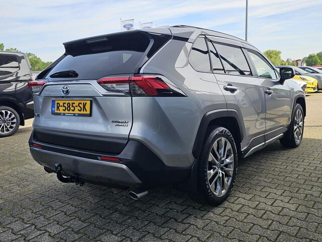 Toyota RAV4 2.5 Hybrid AWD Bi-Tone 220 pk | Trekhaak | Leder | Schuif-kanteldak | JBL geluid | Stoelverwarming | Camera etc.