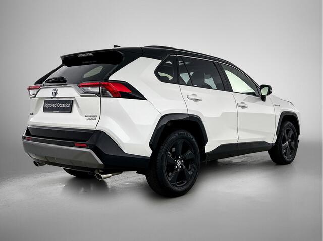 Toyota RAV4 2.5 Hybrid AWD Bi-Tone Innovation Pack | BTW Voertuig | Schuif/Kantel Dak | JBL | Dodehoek detectie | 360 Camera + camera binnenspiegel | Stoelverwarming | Parkeersensoren voor+achter | Elektrische Achterklep |