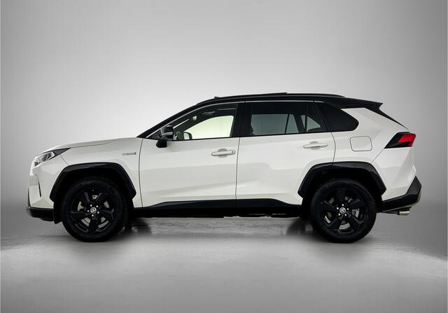 Toyota RAV4 2.5 Hybrid AWD Bi-Tone Innovation Pack | BTW Voertuig | Schuif/Kantel Dak | JBL | Dodehoek detectie | 360 Camera + camera binnenspiegel | Stoelverwarming | Parkeersensoren voor+achter | Elektrische Achterklep |