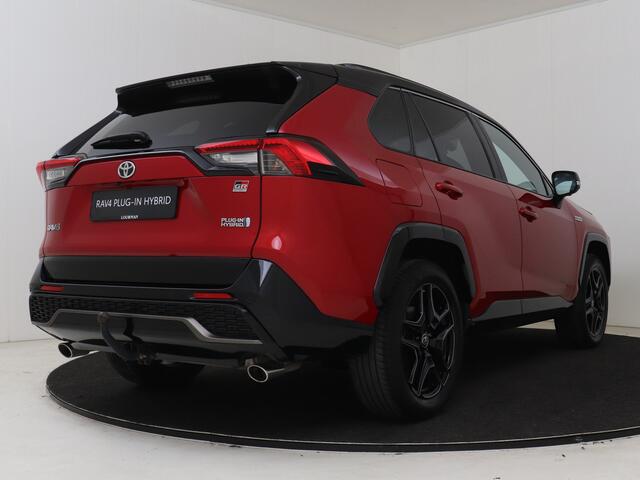 Toyota RAV4 2.5 Plug-in Hybrid AWD GR SPORT | BTW Voertuig | Dealer onderhouden | Trekhaak | Panorama schuif/kanteldak | JBL | 360 Camera+Camera binnenspiegel | Stoel+stuurverwarming+achterbank | Dodehoek detectie | Memory Seat |