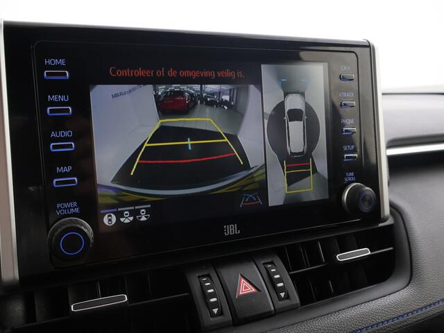 Toyota RAV4 2.5 Hybrid AWD Bi-Tone Innovation Pack I Panoramisch schuif-kanteldak I 360 graden camera I Digitale binnenspiegel I Trekhaak - 1650 KG trekgewicht | JBL | Dodehoek detectie | Navigatie | Apple CarPlay/Android Auto |