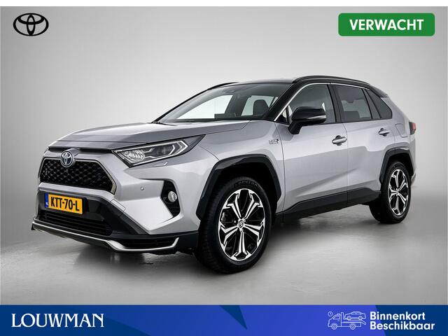 Toyota RAV4 2.5 Plug-in Hybrid AWD Bi-Tone Plus | Trekhaak afneembaar - 1500KG trekgewicht | 360 camera + binnenspiegel | Stoel+stuurverwarming | Stoelventilatie | Dodehoek detectie | Parkeersensoren voor+achter | Elektrische achterklep |
